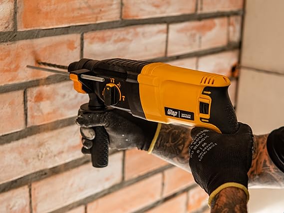 WAP Martelete Rompedor Perfurador 1/2" EMPR 900K SDS PLUS com Engate Rápido e Punho Auxiliar Multidirecional, 900W 220V - Imagem 4