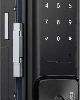 Fechadura Inteligente de Sobrepor Para Portas de Vidro MFR 4000 Preto Intelbras