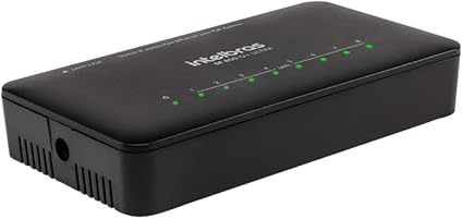 Switch 8 Portas Fast Ethernet SF 800 Q+ Preto Intelbras - Imagem 2