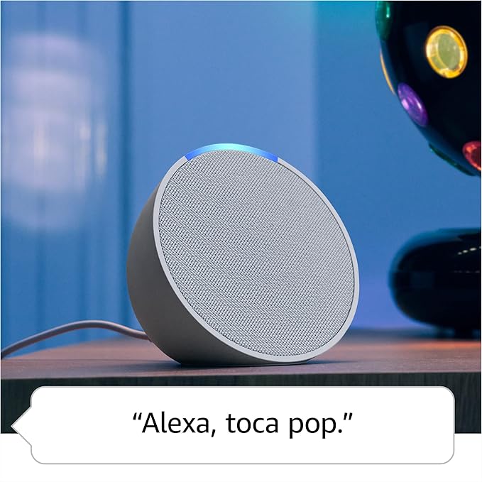 Echo Pop | Smart speaker compacto com som envolvente e Alexa | Cor Preta - Imagem 2