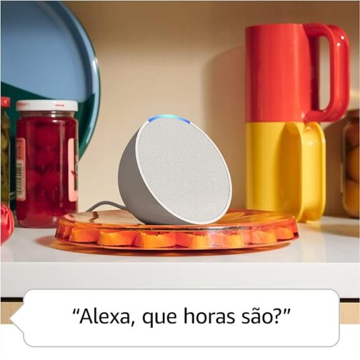 Echo Pop | Smart speaker compacto com som envolvente e Alexa | Cor Preta - Imagem 4