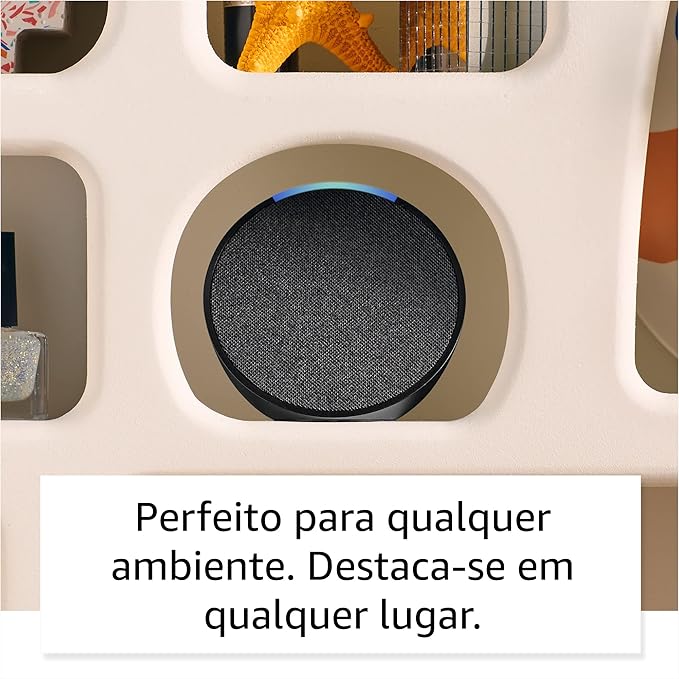 Echo Pop | Smart speaker compacto com som envolvente e Alexa | Cor Preta - Imagem 5