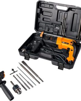 WAP Martelete Rompedor Perfurador 1/2″ EMPR 900K SDS PLUS com Engate Rápido e Punho Auxiliar Multidirecional, 900W 220V